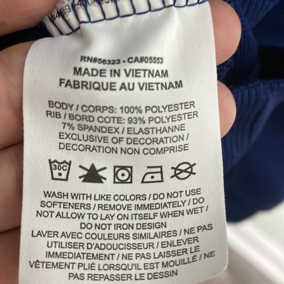 Nike Dri-Fit Women's Blue Crew Sweater Sweatshirt - Picture 7 of 8